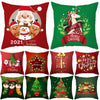 GeckoCustom Christmas Cushion Cover Merry Christmas Decorations for Home 2023 Christmas Ornament Navidad Noel Xmas Gifts Happy New Year 2024