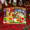 GeckoCustom Christmas Music Greeting Card With Lights Creative Cute Three-dimensional Christmas Gift Sound Kindergarten Kids Greeting Card Style random 1