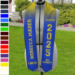 GeckoCustom Class of 2024 Best Gift For Graduation's Day - Personalized Graduation Stoles HA75 891878 Round Neck / 6x72In