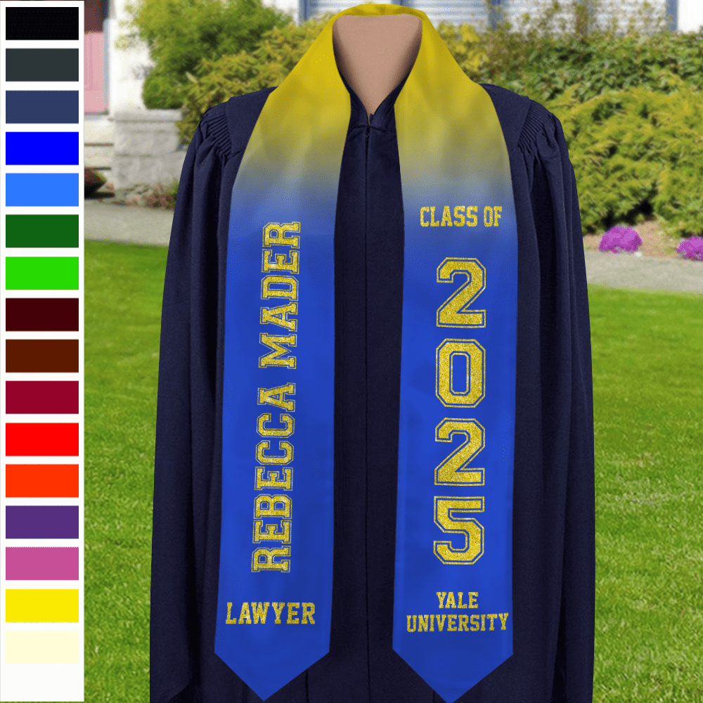 GeckoCustom Class of 2024 Best Gift For Graduation's Day - Personalized Graduation Stoles HA75 891878