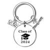 GeckoCustom Class Of 2024 Graduation Metal Keychain T286 HN590