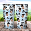 GeckoCustom Class Of 2024 Graduation Tumbler, Custom Face Tumbler HN590 20 oz