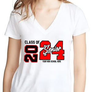 GeckoCustom Class of 2024 Senior Graduation Shirt K228 HN590