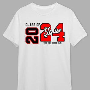 GeckoCustom Class of 2024 Senior Graduation Shirt K228 HN590