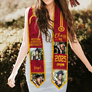 GeckoCustom Class of 2024 Triangle Stoles For Graduation Day, Graduation Gift, Senior Gift LM32 893071