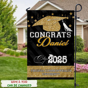 GeckoCustom Congrats Class of 2025 Garden Flag, Graduation Gift, Senior Gift 889871