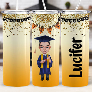 GeckoCustom Congrats Graduate Personalized Skinny Tumbler TH10 892413 20 oz