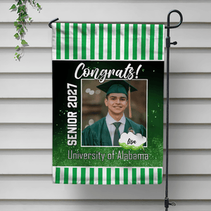 GeckoCustom Congrats Graduation Garden Flag, Senior Flag 888897