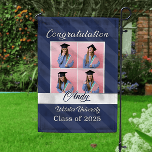 GeckoCustom Congratulation Graduation Garden Flag HN590