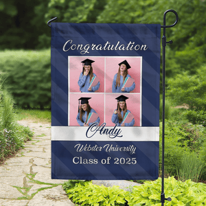 GeckoCustom Congratulation Graduation Garden Flag HN590