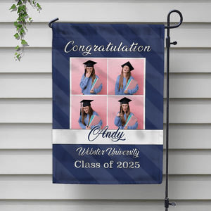 GeckoCustom Congratulation Graduation Garden Flag HN590