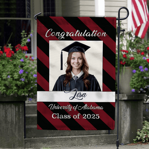 GeckoCustom Congratulation Graduation Garden Flag HN590