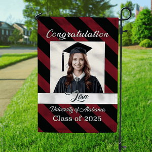 GeckoCustom Congratulation Graduation Garden Flag HN590