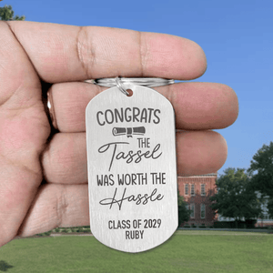 GeckoCustom Congratulation Graduation Metal Keychain HN590