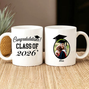 GeckoCustom Congratulations Class Of 2024 Gift Personalized Photo Mug 890825