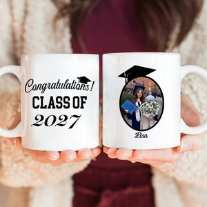 GeckoCustom Congratulations Class Of 2024 Gift Personalized Photo Mug 890825