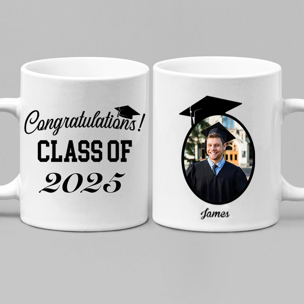 GeckoCustom Congratulations Class Of 2024 Gift Personalized Photo Mug 890825 11oz