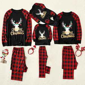 GeckoCustom Cozy Family Matching Crew Neck Long Sleeve Sets Christmas Gift HA75