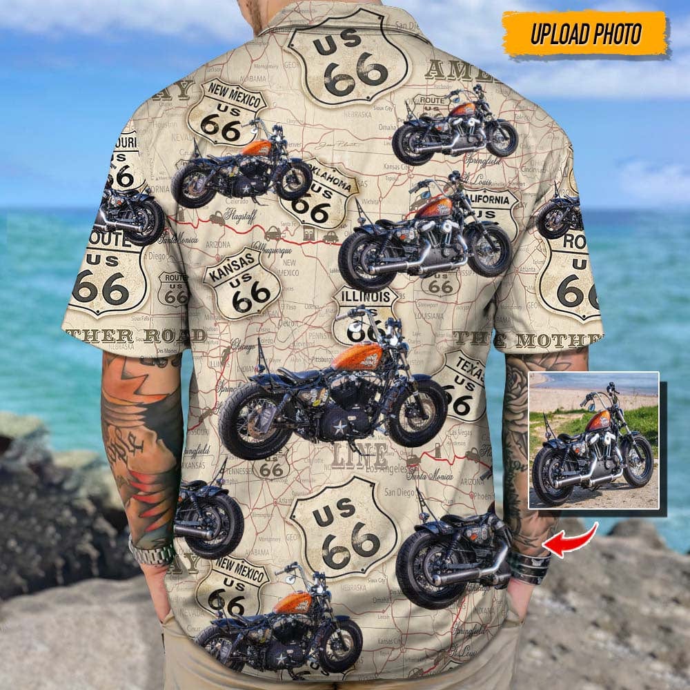 GeckoCustom Custom Bike Photo Hawaii Shirt NA29 888422