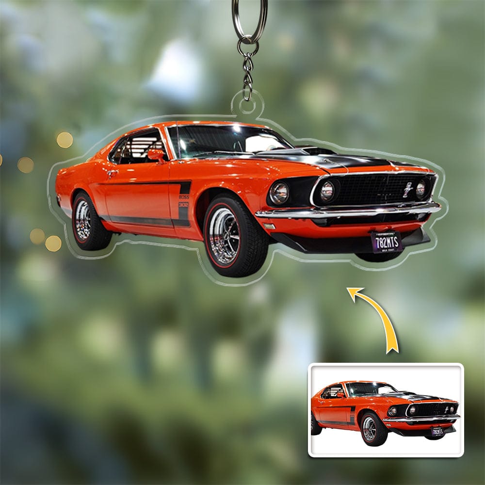 GeckoCustom Custom Car Photo Christmas Acrylic Ornament TH10 N304 889889