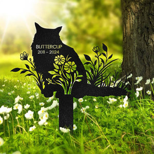 GeckoCustom Custom Cat Breed For Cat Lover Memorial Garden Stake Personalized Gift TH10 891595