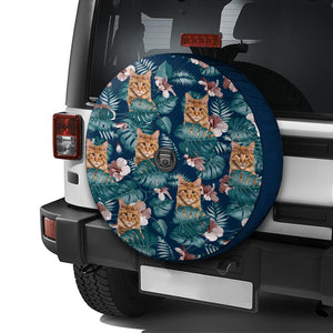 GeckoCustom Custom Cat Photo Hawaii Style Tire Cover T368 890011