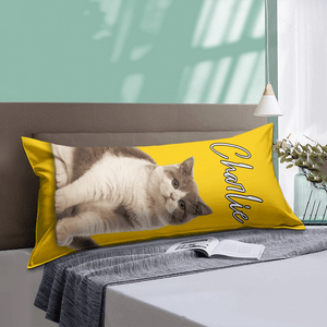 GeckoCustom Custom Cat Photo Rectangle Pillow Case TA29 890403