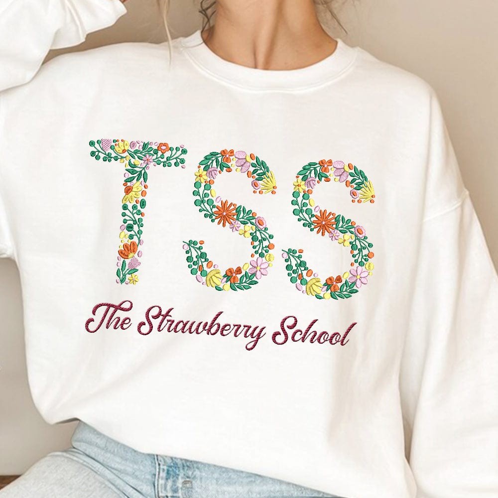 GeckoCustom Custom College Floral Embroidered Sweatshirt TH10 891679