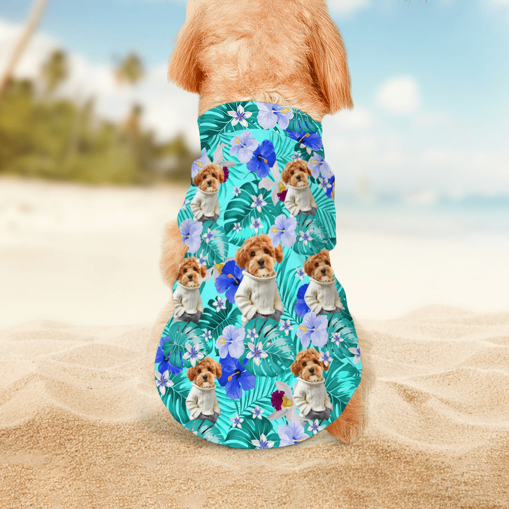 GeckoCustom Custom Cool Photo For Dog Lover Dog's Hawaii Shirt TH10 892427