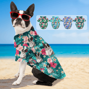 GeckoCustom Custom Cool Photo For Dog Lover Dog's Hawaii Shirt TH10 892427