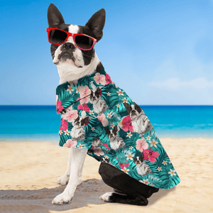 GeckoCustom Custom Cool Photo For Dog Lover Dog's Hawaii Shirt TH10 892427