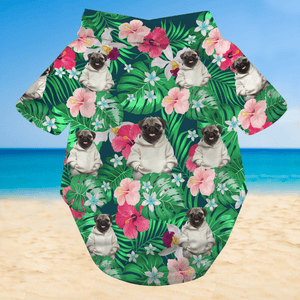 GeckoCustom Custom Cool Photo For Dog Lover Dog's Hawaii Shirt TH10 892427