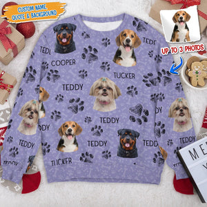 GeckoCustom Custom Dog Cat Photo AOP Sweatshirt NA29 888710