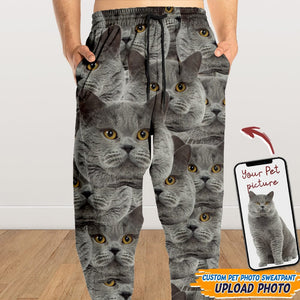 GeckoCustom Custom Dog Cat Photo Sweatpants TA29 888950