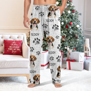 GeckoCustom Custom Dog Cat Portrait Photo Pants Christmas Gift TA29 HA75 888684