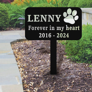 GeckoCustom Custom Dog Name Memorial Garden Stake TH10 891471