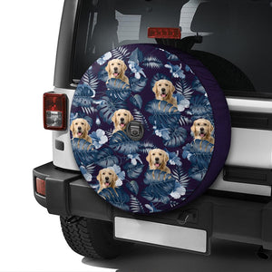 GeckoCustom Custom Dog Photo Hawaii Style Tire Cover T368 890009