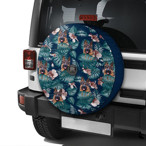 GeckoCustom Custom Dog Photo Hawaii Style Tire Cover T368 890009