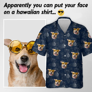 GeckoCustom Custom Dog Photo Vacation Style Hawaii Shirt NA29 889572