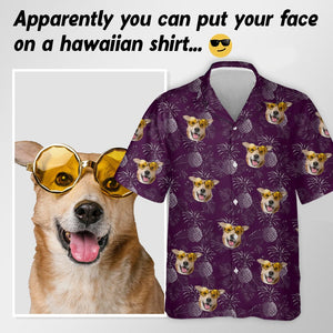 GeckoCustom Custom Dog Photo Vacation Style Hawaii Shirt NA29 889572