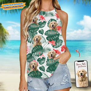 GeckoCustom Custom Dog Photo Women's Tank Top K228 889296