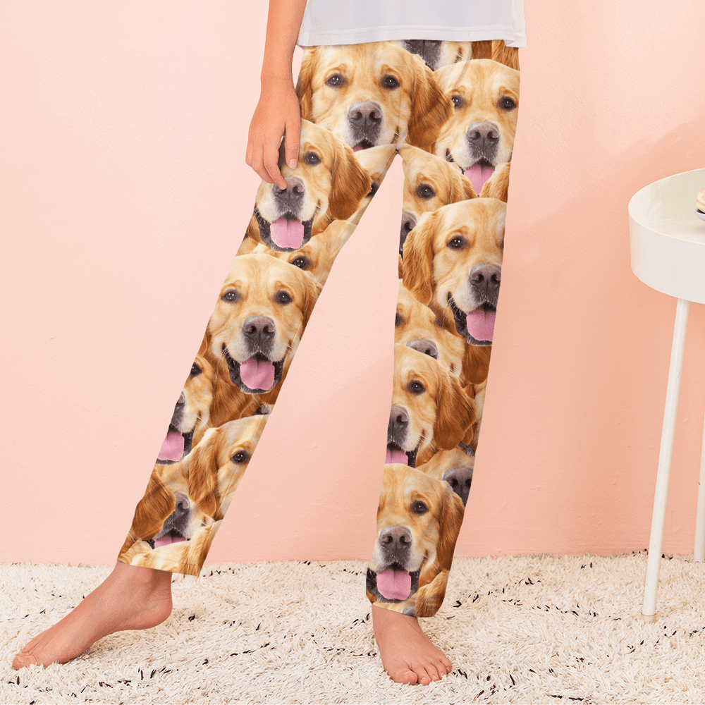 GeckoCustom Custom Face Dog Cat Family Pants Christmas Gift TA29 HA75 888950