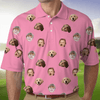 GeckoCustom Custom Face Photo Dog Cat Family Polo Shirt DM01 891117