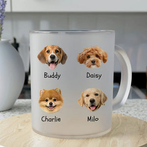 GeckoCustom Custom Face Photo For Dog Cat Lover Glass Mug TH10 891431