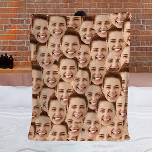 GeckoCustom Custom Face Photo Funny Gift Blanket N304 890216