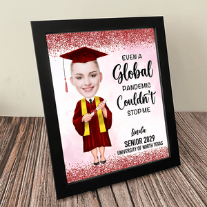 GeckoCustom Custom Face Photo Graduation Gift Personalized Graduation Senior Picture Frame 890331 8"x10"