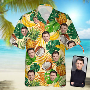 GeckoCustom Custom Face Photo Jungle Parrot Hawaii Shirt TA29 889571