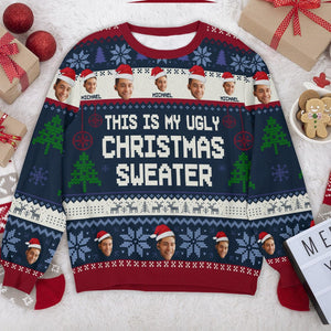 GeckoCustom Custom Face Photo This Is My Ugly Christmas Sweater N304 889917