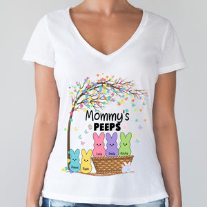 GeckoCustom Custom Family Bunny Easter Shirt TH10 892359 Women V-neck / V White / S