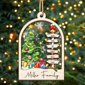 GeckoCustom Custom Family Member Name Christmas Gift 2024 Ornament HO82 893342